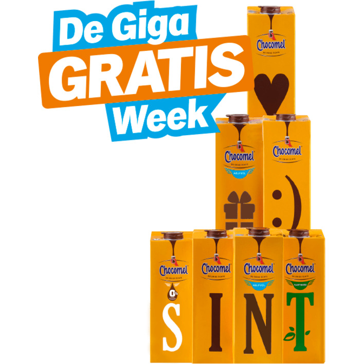 Alle Chocomel literpakken