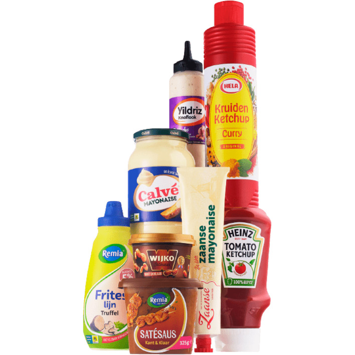 Alle A-merk snacksauzen