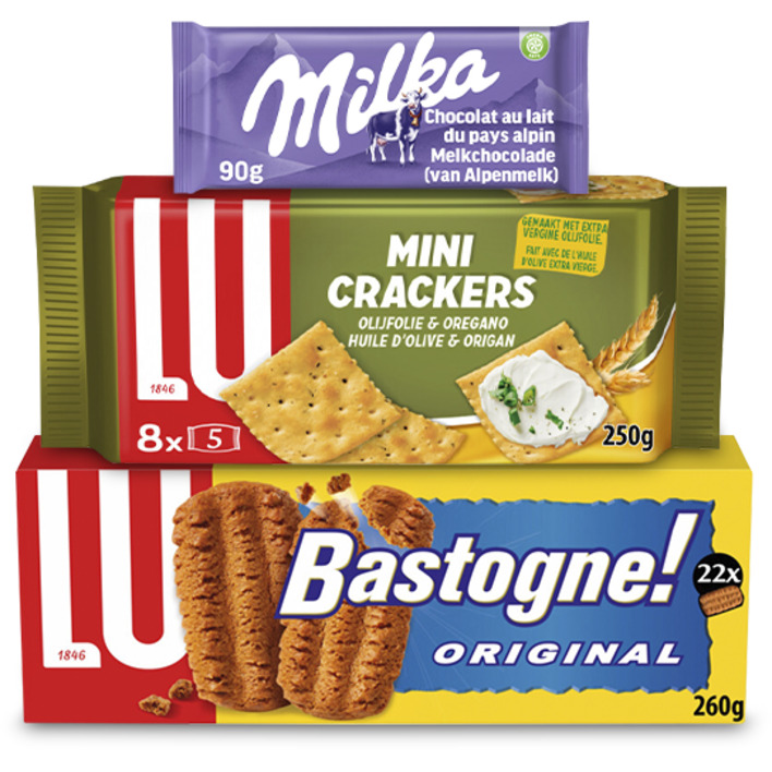 LU, Milka, Liga, Tuc en Oreo: gratis bezorging bij 12.50 euro
