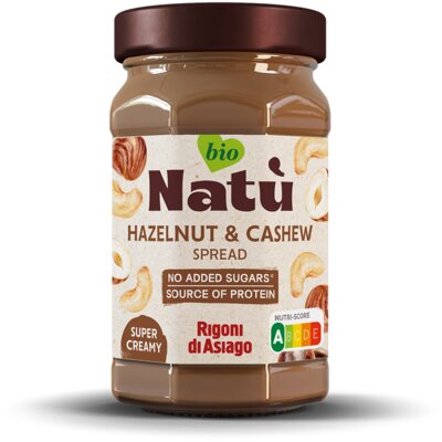 Natù hazelnut & cashew spread