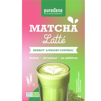 Purasana matcha latté