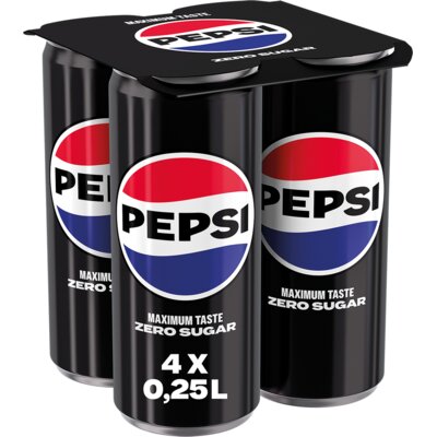 Alle Pepsi 250 ml 4-packs
