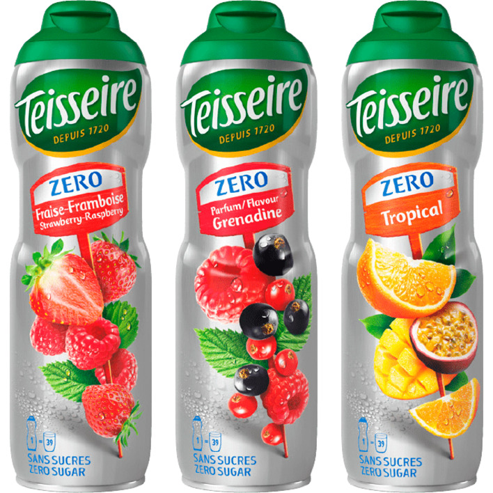 Alle Teisseire siropen