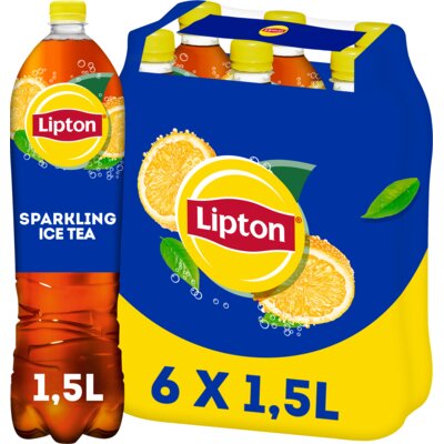 Lipton Ice Tea 1.5 literflessen 6-pack