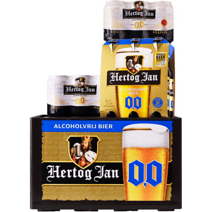 Alle 0.0 Hertog Jan multipacks of kratten*