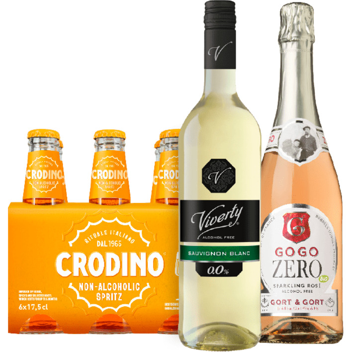 Alle alcoholvrije wijnen en aperitieven