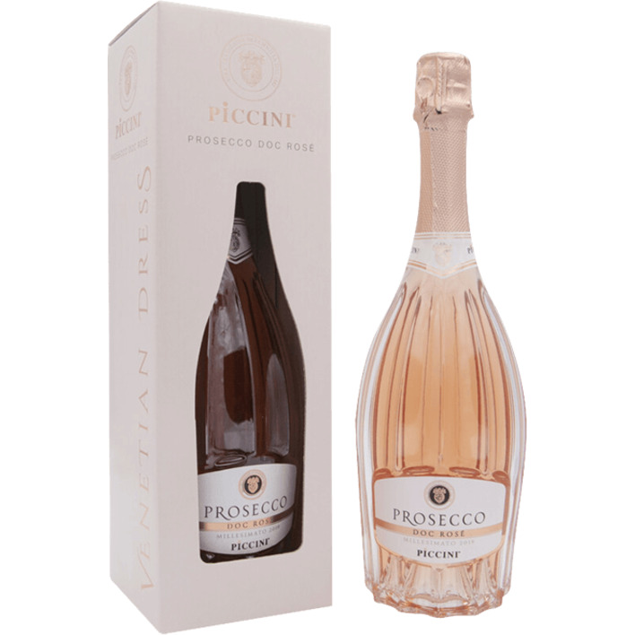 Piccini prosecco rosé giftpack