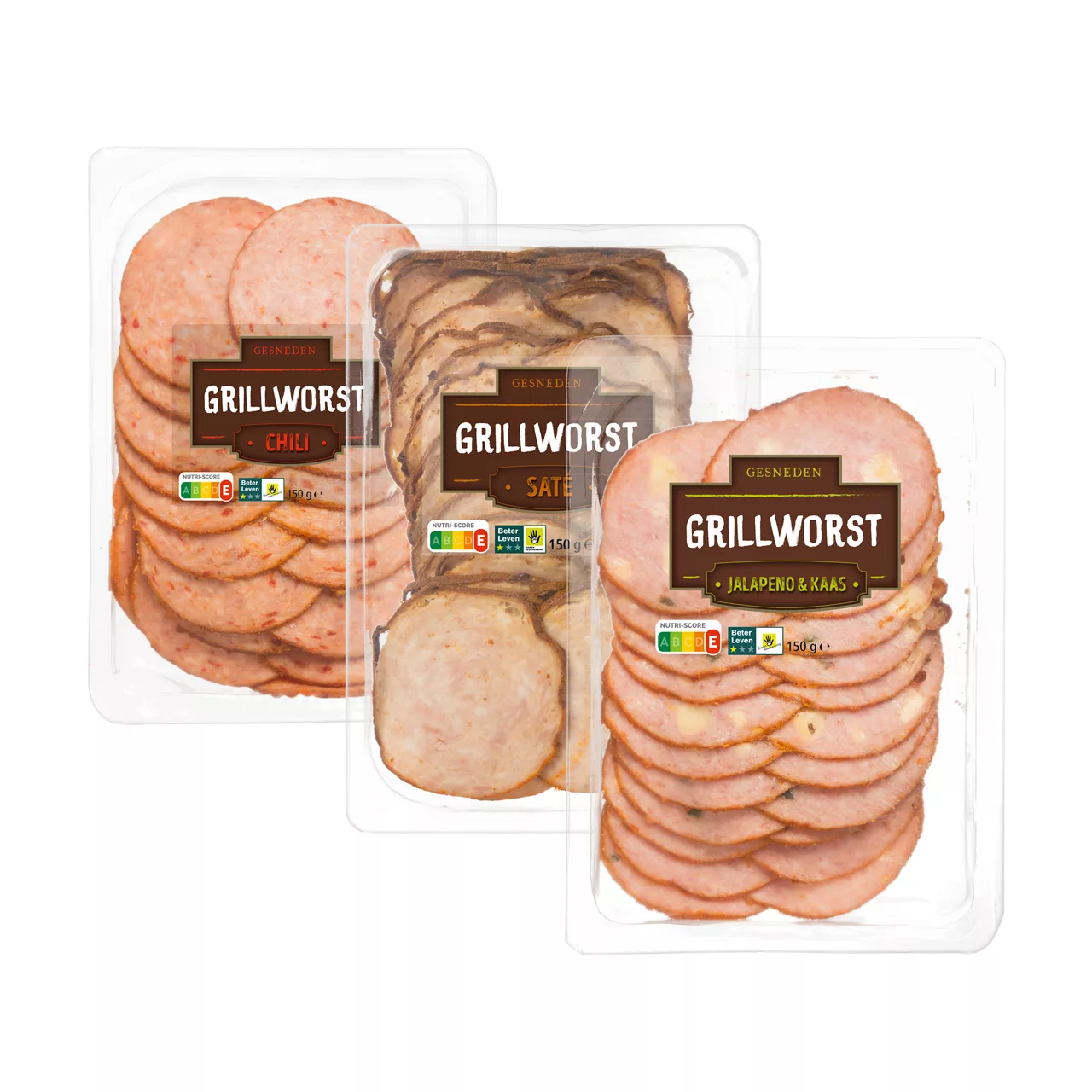 Grillworst chili, saté of jalapeño & kaas