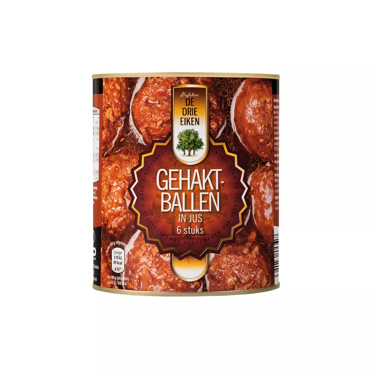 HOFSTEE DE DRIE EIKEN Gehaktballen in jus