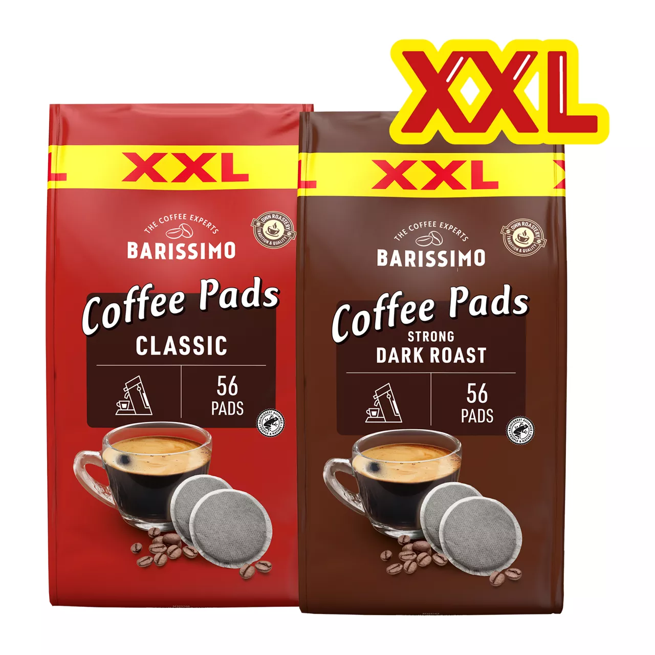 BARISSIMO Koffiepads classic of dark roast