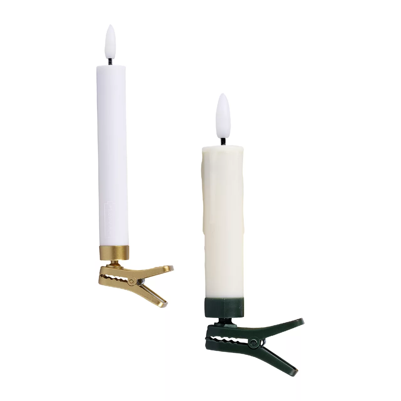 HOME CREATION 12-pack snoerloze kerstboomkaarsen