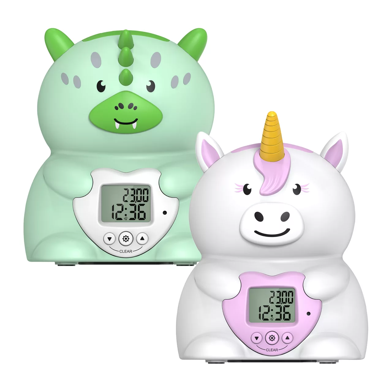 KRONTALER Digitale wekker met spaarpot