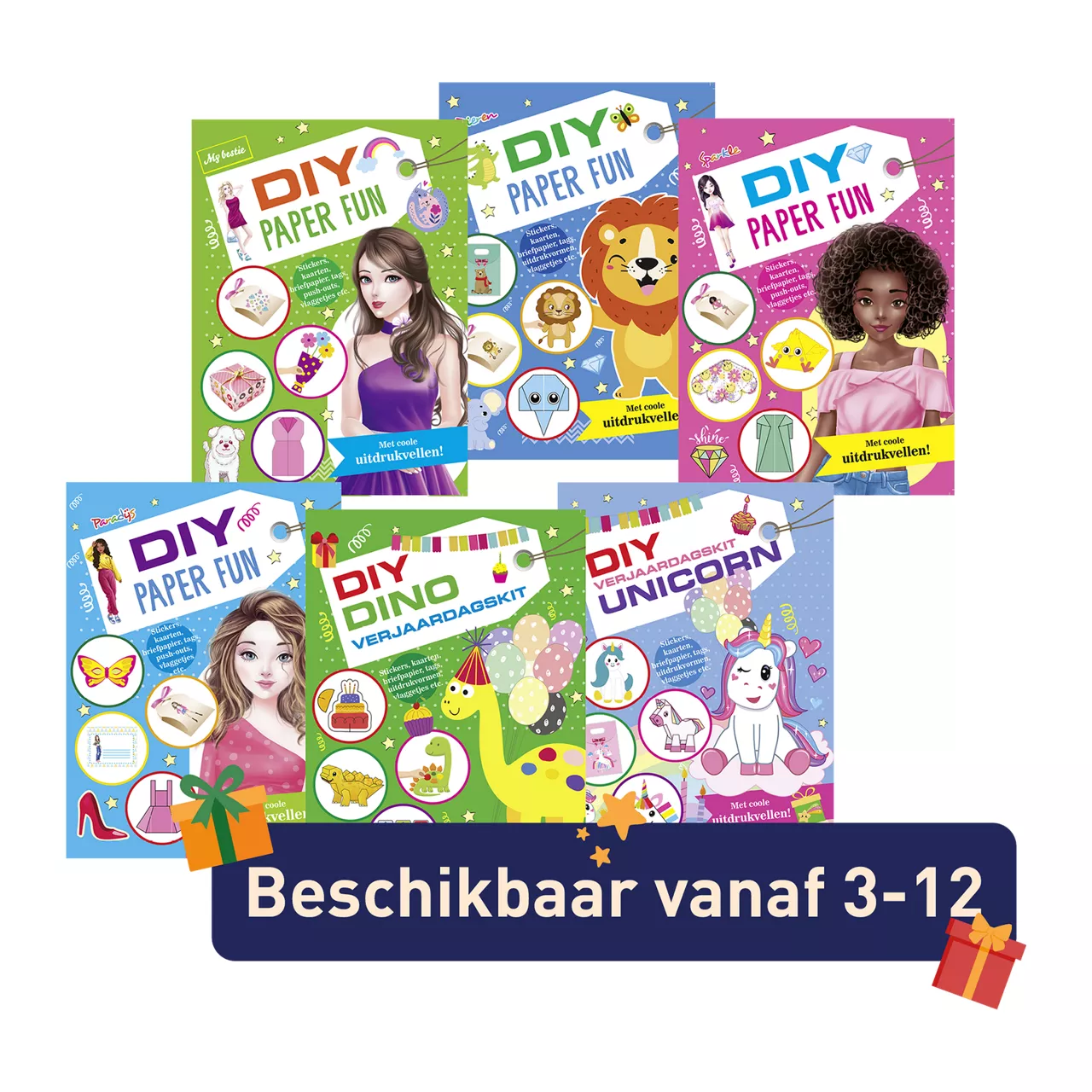 DIY Papier verjaardagsfeestset