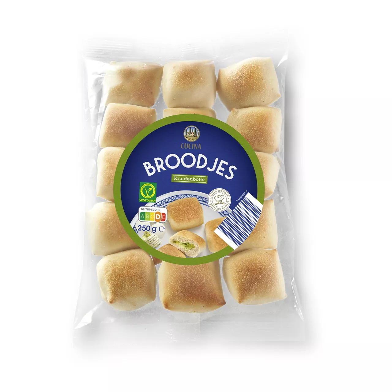 CUCINA Mini-broodjes kruidenboter