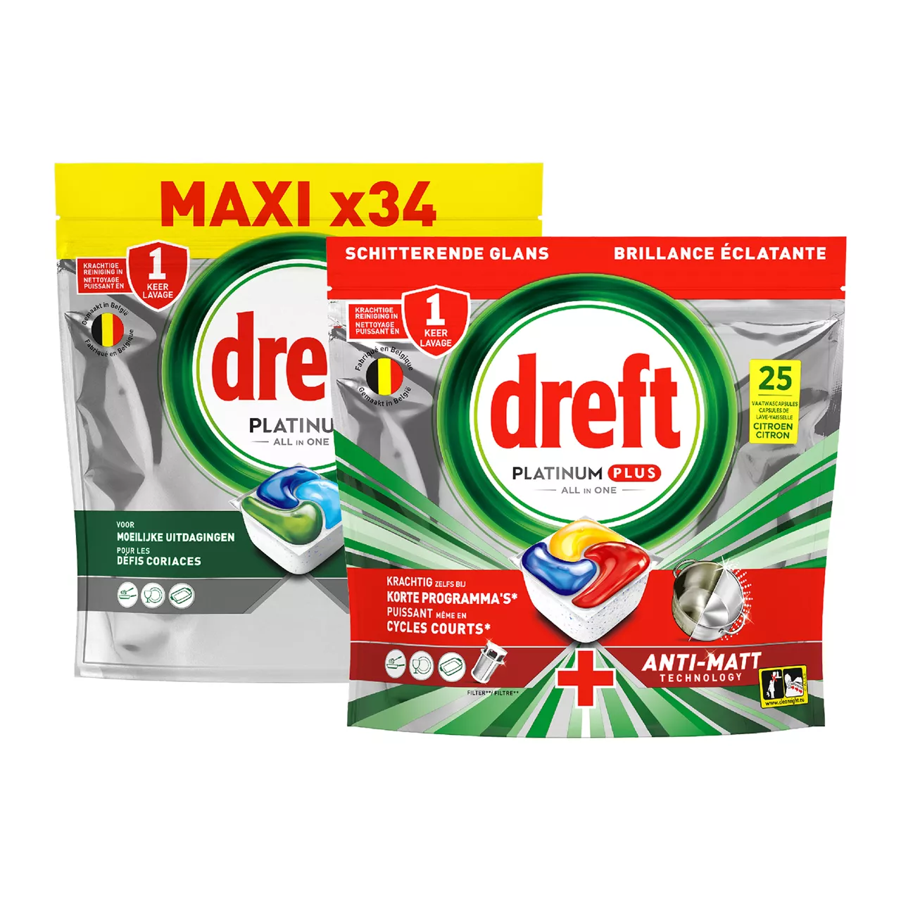 DREFT Platinum all-in-one vaatwastabletten