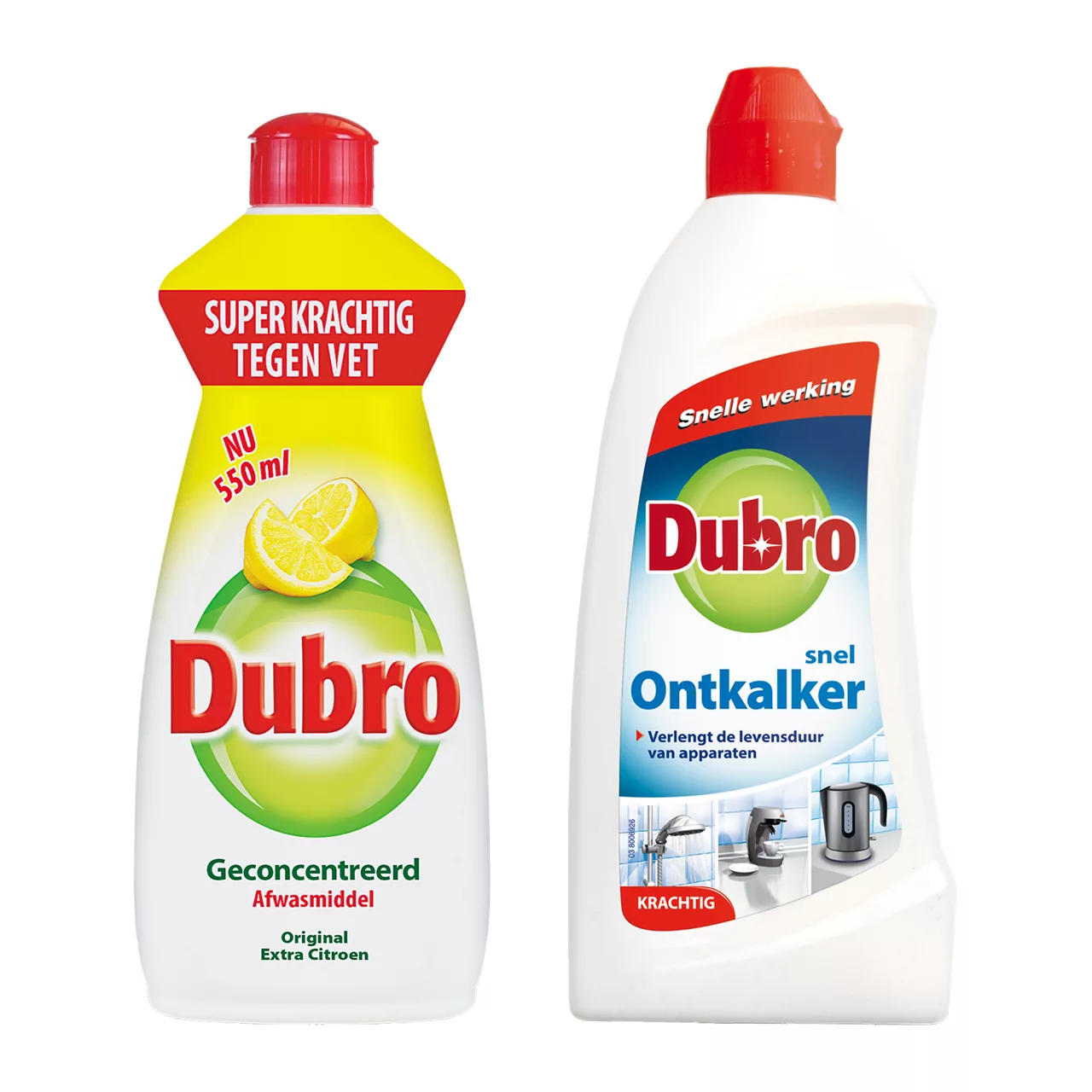 DUBRO Snelontkalker of afwasmiddel