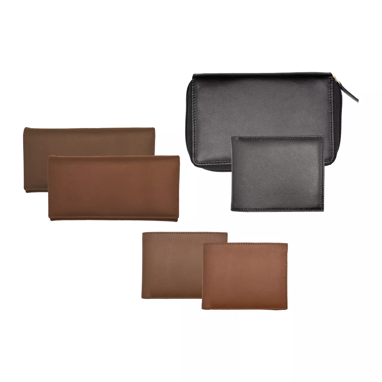 UP2FASHION Leren portemonnee