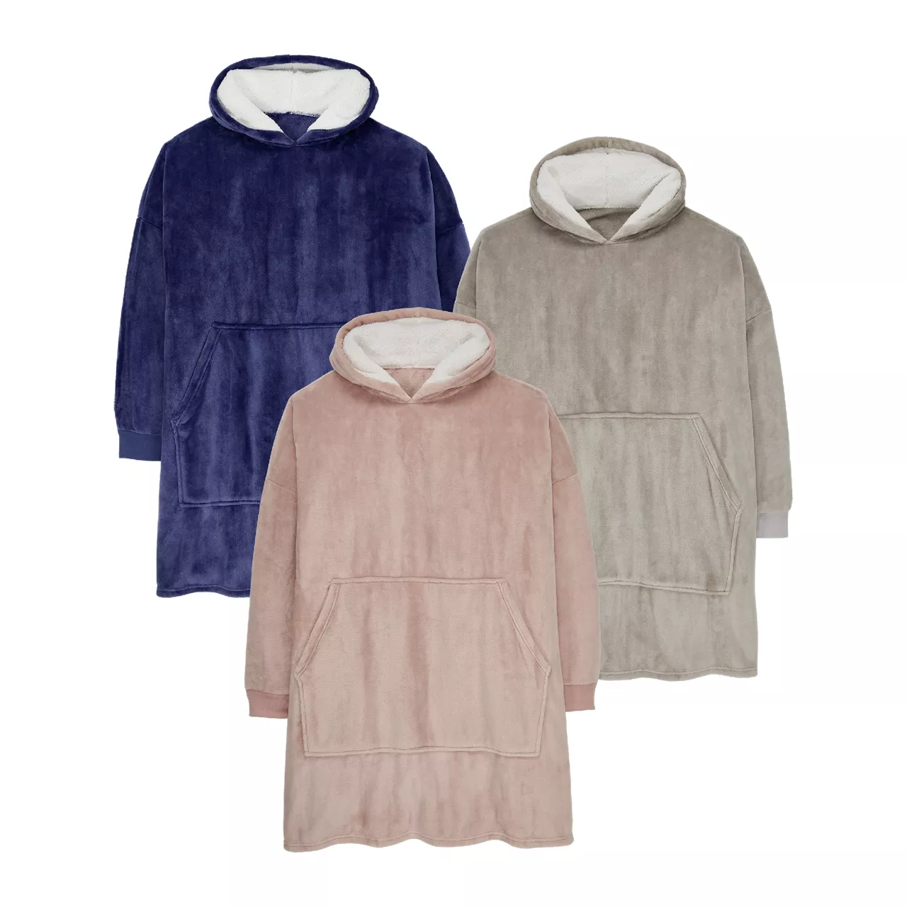 CRANE Oversized hoodie-deken