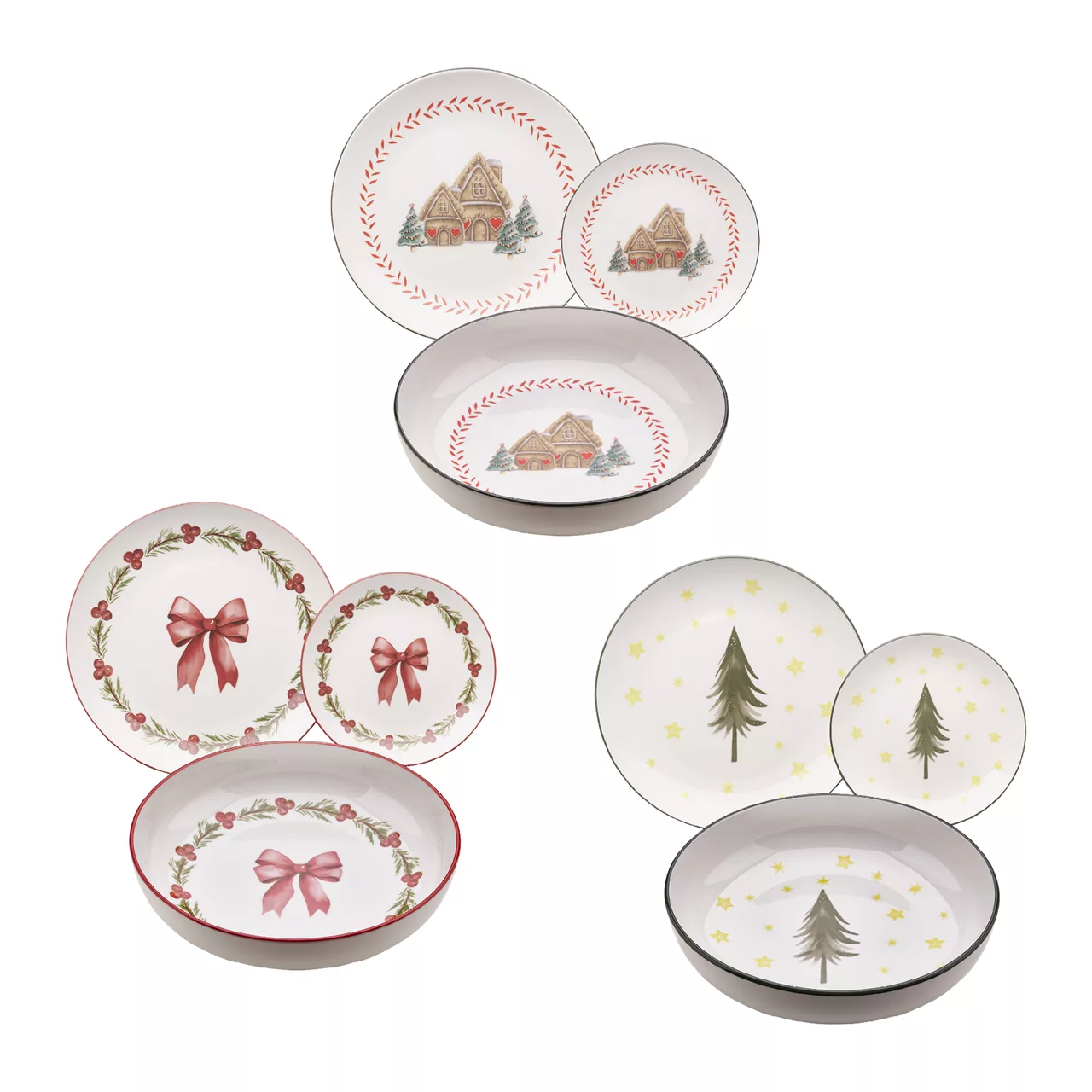 CROFTON 12-delig kerstservies