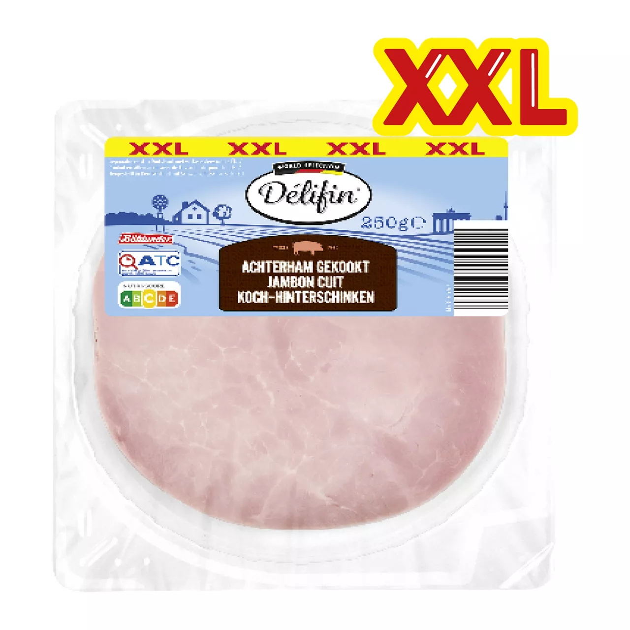 DéLIFIN Gekookte achterham