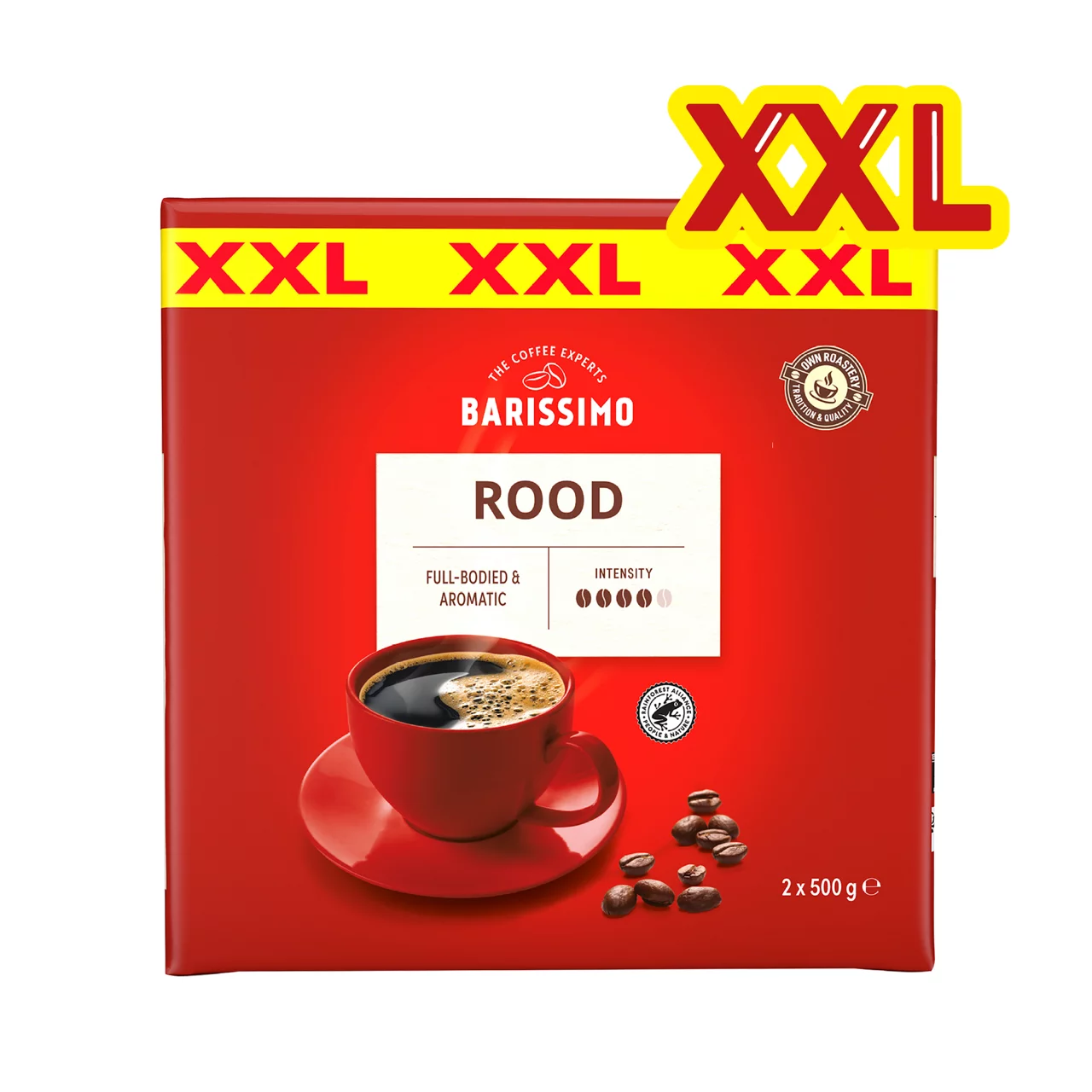BARISSIMO 2-pack filterkoffie rood
