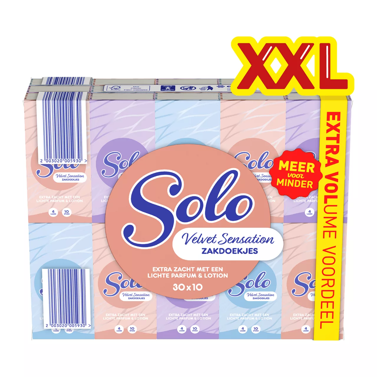 SOLO Zakdoekjes velvet sensation