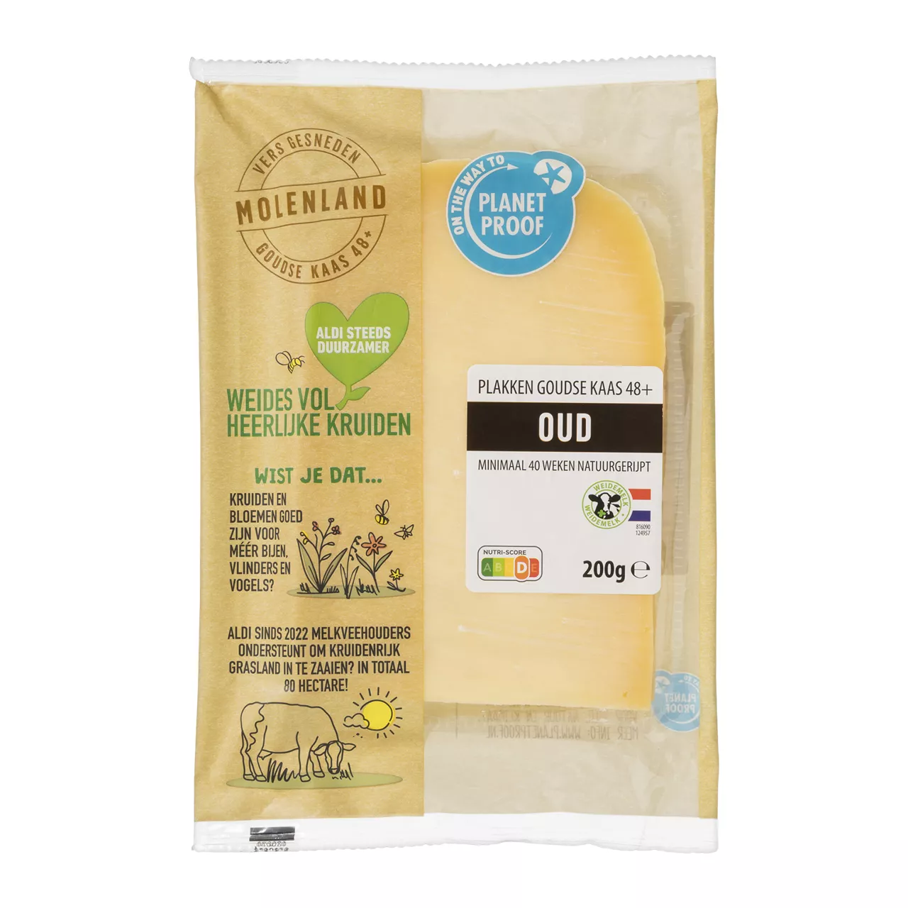 MOLENLAND Goudse kaas 48+ plakken oud