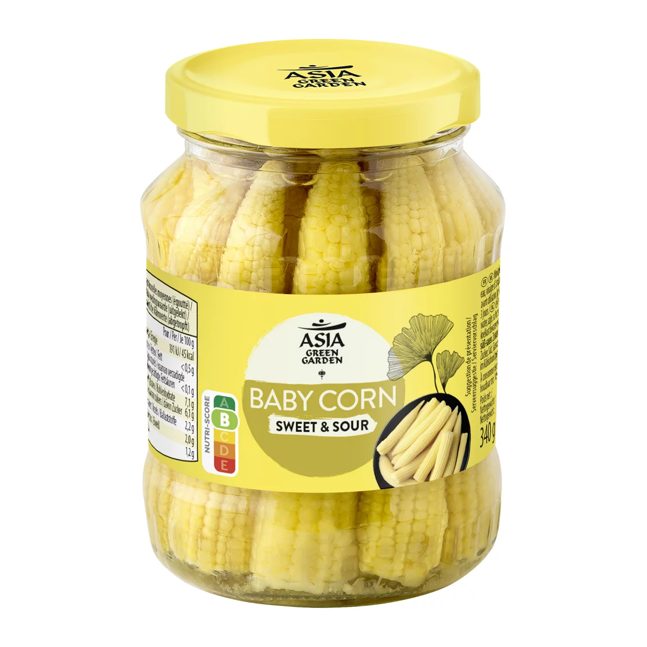 ASIA GREEN GARDEN Babymaïs zoetzuur