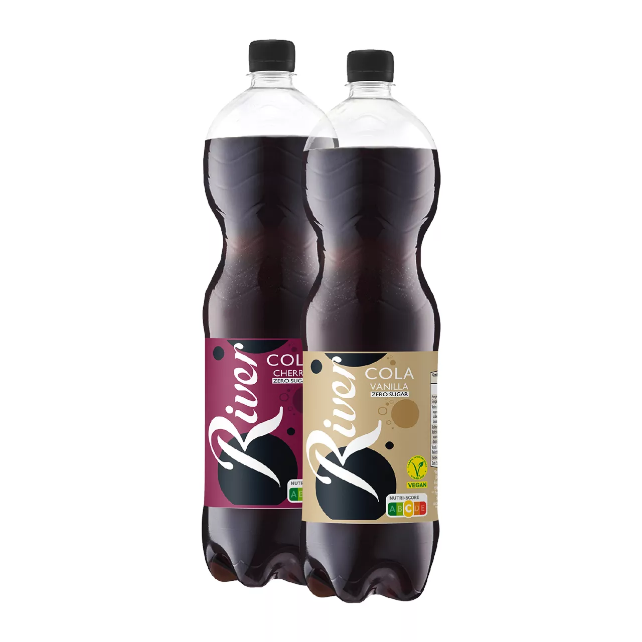 RIVER Cola zero cherry of vanille