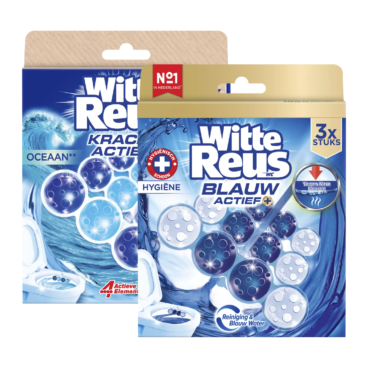 WITTE REUS 3-pack toiletblokken