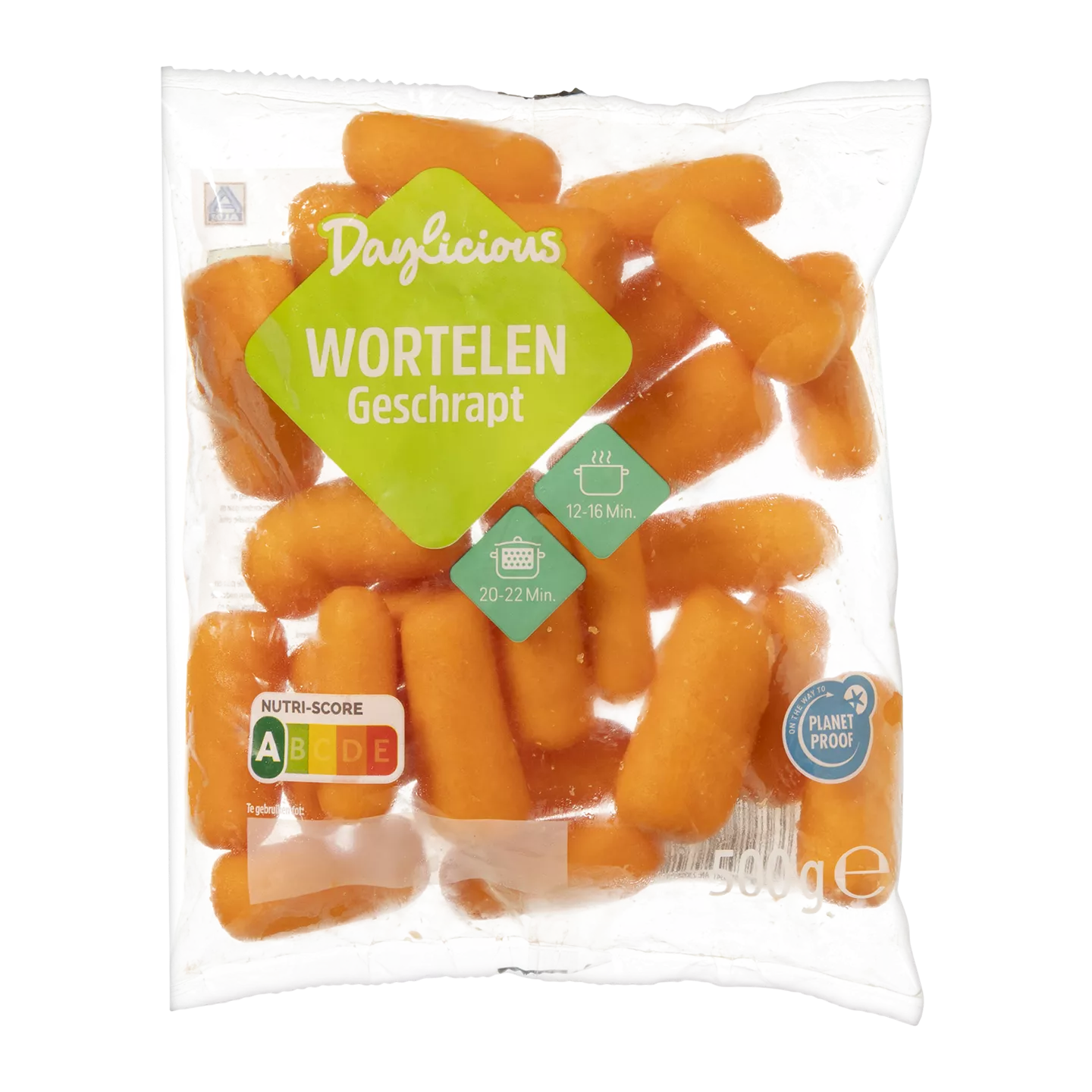 DAYLICIOUS Geschrapte wortelen