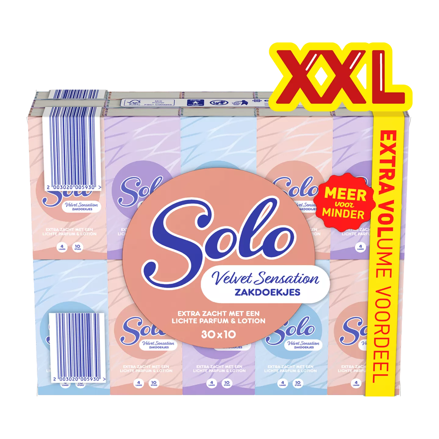 SOLO Zakdoekjes velvet sensation