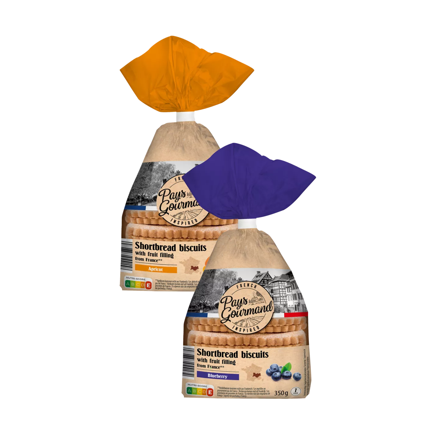 PAYS GOURMAND Shortbread met fruitvulling