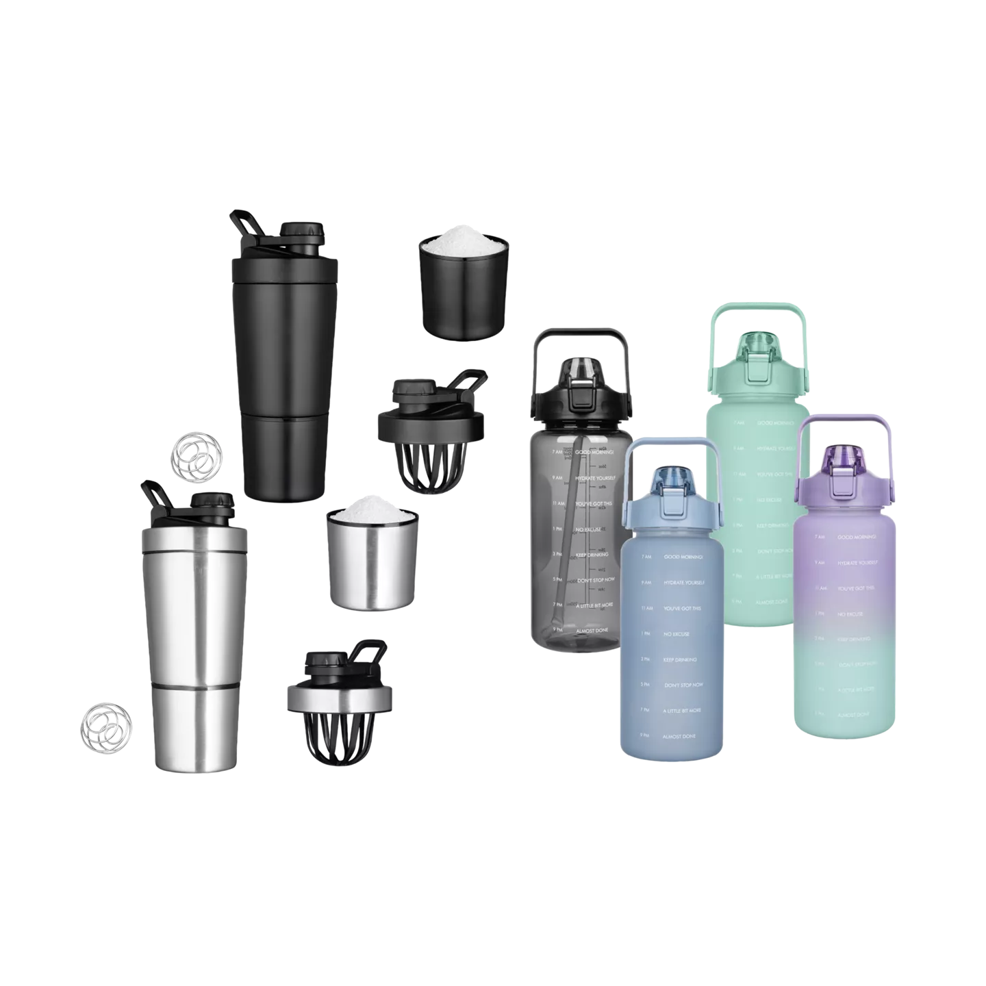 CROFTON Rvs shaker- of drinkfles