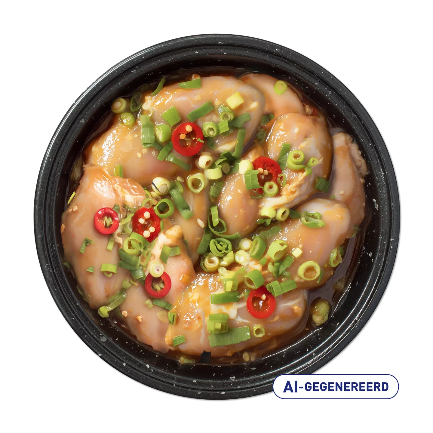 Scharrelkip ovenschotel piri-piri of teriyaki