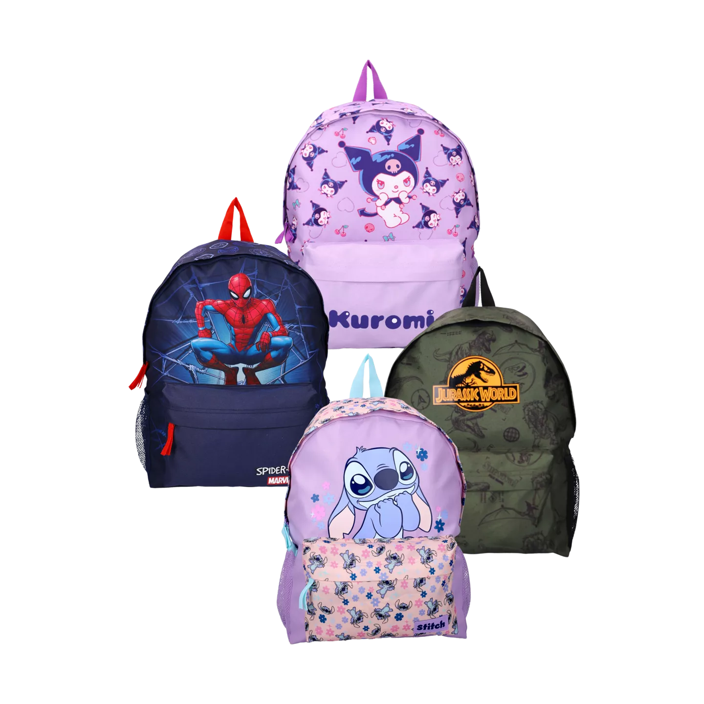 JURASSIC WORLD, MARVEL SPIDER-MAN OF DISNEY STITCH Rugtas