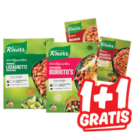 Knorr Wereldgerechten, Maaltijdmix, Spaghetteria, Asian Specials of Risotteria
