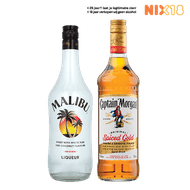 Malibu of Captain Morgan Spiced Rum