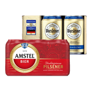 Amstel pils of Warsteiner 0.0