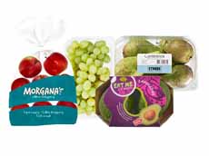 avocado, witte druiven, Streek conference peren of margana appels