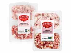 Slagers Kwaliteit spekreepjes of dobbelsteentjes gerookt