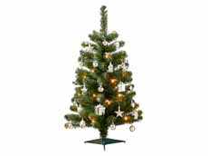 Kunstkerstboom met versiering