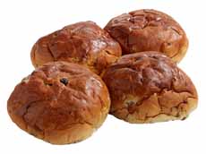 Reuze muesli- of rozijnenbollen