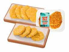 Kipkrokant schnitzel, burger of Vivera kipkrokant schnitzel