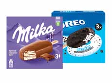 Oreo, Milka of Daim ijs