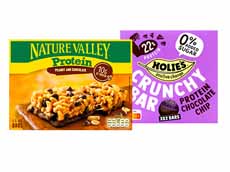 Nākd, Nature Valley, Holie's of Sultana