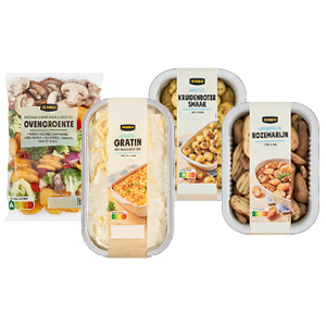 Jumbo ovenaardappelen of ovengroenten