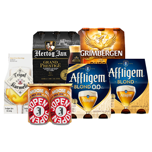 Speciaalbieren van Hertog Jan, Karmeliet, Affligem, Grimbergen of Jopen