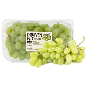 Witte pitloze druiven
