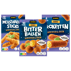 Jumbo kaassnacks oven & airfryer